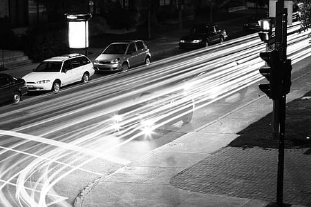 timelapse photography of cars thumbnail