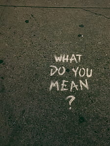 what do you mean? spray text on flooring thumbnail