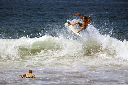 man doing surfing thumbnail