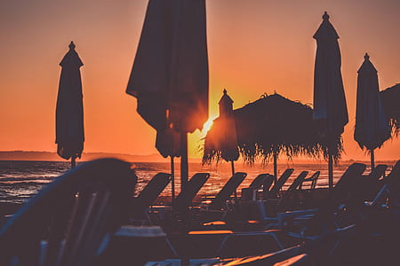 sea, dawn, nature, sky thumbnail