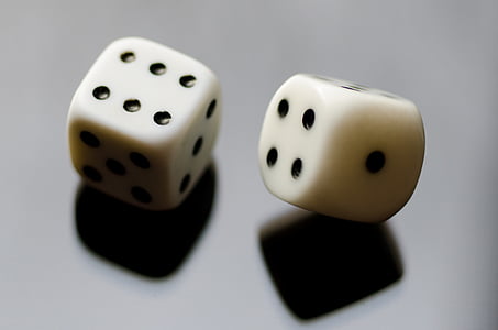 two white dices thumbnail