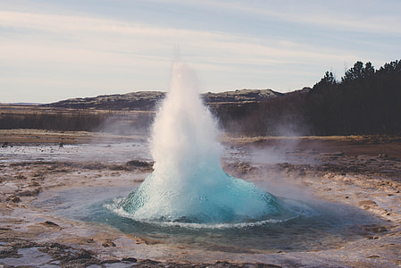 Geyser Erupting in Iceland thumbnail