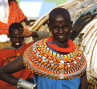 woman wearing multicolored coverups thumbnail
