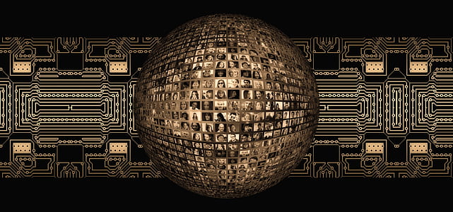 brown and black disco ball wallpaper thumbnail