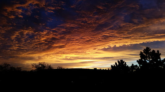 silhouette photo of sunset thumbnail