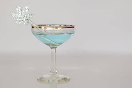 clear glass martini glass with white background thumbnail