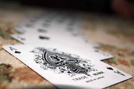 Selective Focus Photography of Ace of Spade Playing Card thumbnail