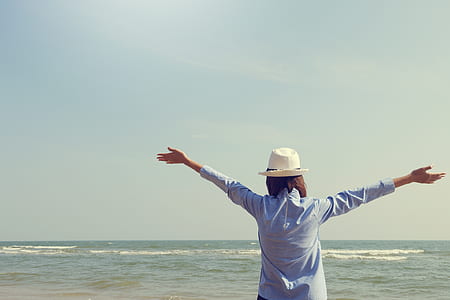 sea, sky, person, woman thumbnail