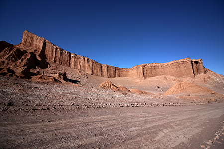 mountain under blue sky thumbnail