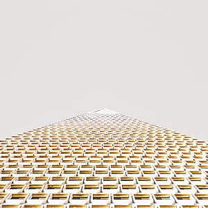 low angle photography of triangular structure thumbnail
