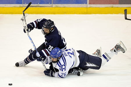 two NHL players in hockey rink thumbnail