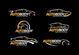Auto Body Logo Template Free Vector eps, svg file