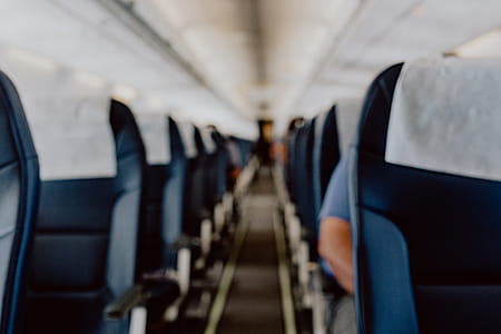 Interior of the passenger airplane thumbnail
