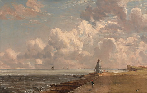 gray lighthouse near the ocean thumbnail
