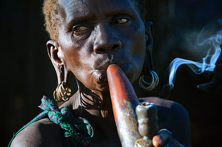 closeup photography of person smoking thumbnail