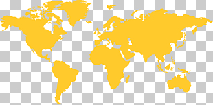 World map Globe, Yellow world map background , World Map illustration PNG clipart