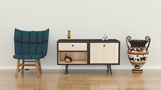 brown and black wooden sideboard thumbnail