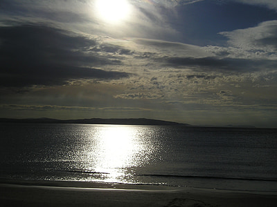panoramic photography of sea and mountain thumbnail