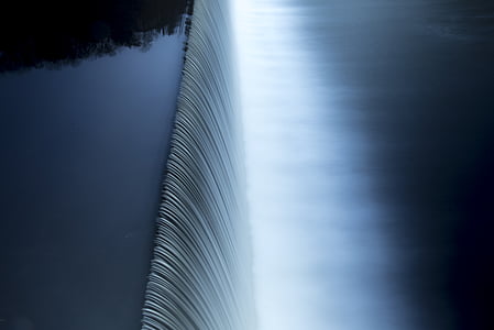 weir, waterfall, long exposure, river, water, cascade thumbnail