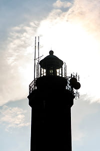 silhouette photo of tower thumbnail