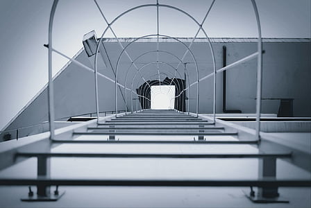 white metal pathway with frame thumbnail