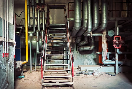 gray underground metal stair thumbnail