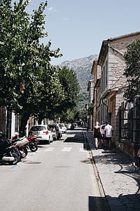 group of people walking on side-walk thumbnail