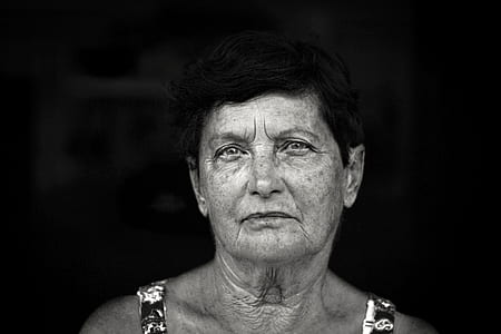woman in grayscale photography thumbnail