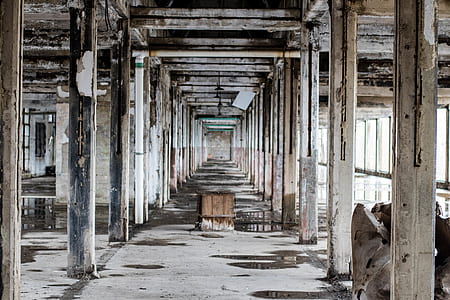 gray concrete floor inside the building thumbnail
