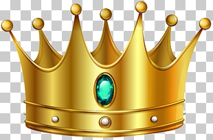 Gold Crown , Gold Crown with Diamond , gold crown digital artwork PNG clipart