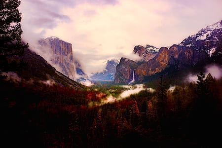 landscape photography of brown mountains at daytime thumbnail