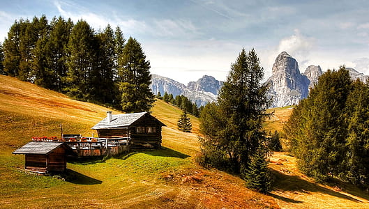 brown and gray house on rural place thumbnail