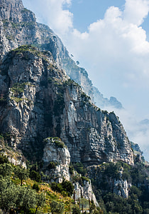 white rock formation with trees thumbnail