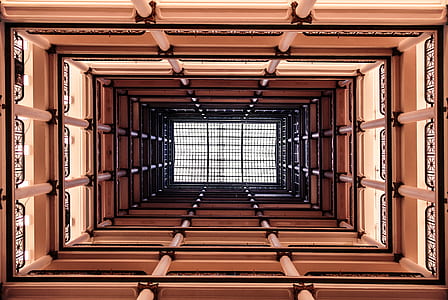 low-angle photography of building interior thumbnail