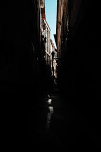 photo of pathway between building during daytime thumbnail