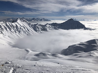 ice covered rocky mountain thumbnail