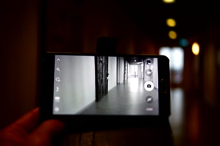 light, city, person, smartphone thumbnail