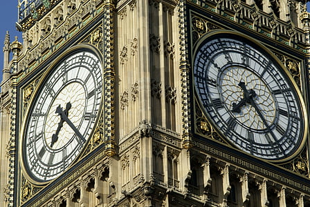 Big Ben clock at 7:25 thumbnail