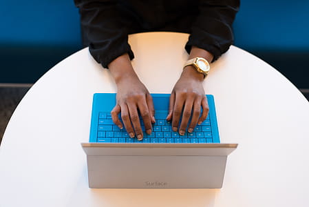 Person Typing on a Laptop thumbnail