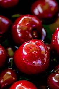 selective focus photography of red fruit thumbnail