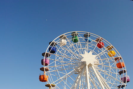 empty ferris wheel during daytime thumbnail