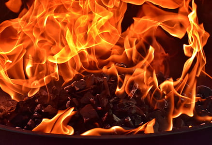 coal on fire thumbnail