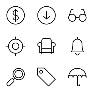 Sympletts - Vol.1 svg vector icon sets