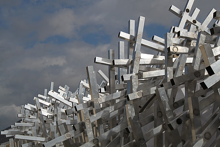 close up photo of gray metal rod lot thumbnail