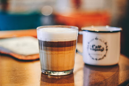 Selective Focus Photography of Cappuccino Coffee thumbnail