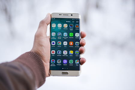 hand, smartphone, technology, mockup thumbnail