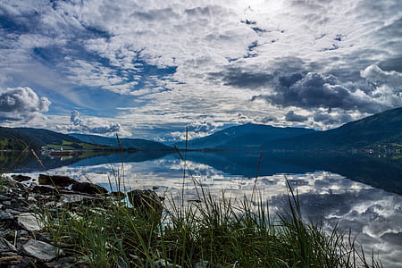 landscape, mountains, nature, sky thumbnail