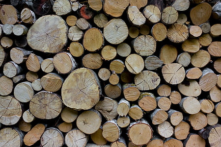 brown wooden firewood lot thumbnail