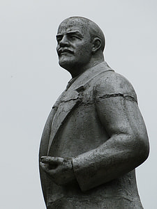 man concrete statue during daytime thumbnail