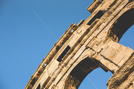 Coliseum in Pula with Plane thumbnail